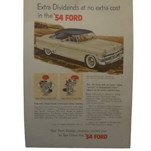 Vintage 1964 Ford Crestline Victoria Ad Advertisement